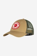 Шапка с козирка Fjallraven в бежово
