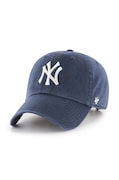 Βαμβακερό καπέλο του μπέιζμπολ 47 brand MLB New York Yankees χρώμα: ναυτικό μπλε, B-RGW17GWS-NY