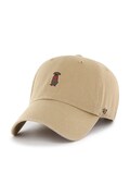 Бавовняна бейсболка 47 brand Dog Base Runner Icon колір бежевий однотонна XX-BSRIC1411GWS-KH