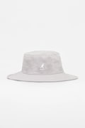 Bavlněný klobouk Kangol WASHED FISHERMAN šedá barva, K5368.MS023