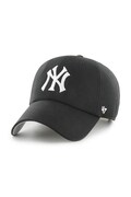 47 brand czapka z daszkiem bawełniana MLB New York Yankees kolor czarny B-PFZCU17CNS-BK