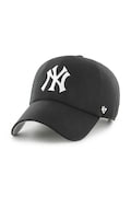 47 brand czapka z daszkiem bawełniana MLB New York Yankees kolor czarny B-PFZCU17CNS-BK