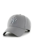 47 brand șapcă de baseball din amestec de lână MLB New York Yankees culoarea gri, B-MVPSP17WBP-DYC