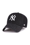 47 brand czapka z daszkiem bawełniana MLB New York Yankees kolor czarny B-LENON17DGS-BK