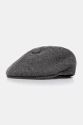 Kangol kaszkiet z wełną WOOL PANEL 575 kolor szary K3771.FL034