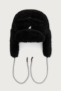 Kangol ušanka FAUX SHEARLING UTILITY FLAP černá K5356.BK001