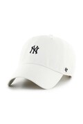 47 brand czapka z daszkiem bawełniana MLB New York Yankees kolor beżowy B-BSRNR17GWS-SSA