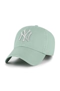 Pamučna kapa sa šiltom 47 brand MLB New York Yankees boja: zelena, B-NLRGW17GWS-K2A