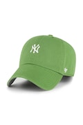 Bavlnená šiltovka 47 brand MLB New York Yankees zelená farba, B-BSRNR17GWS-FF