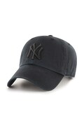 Бавовняна бейсболка 47 brand MLB New York Yankees колір чорний B-RGW17GWS-BKI