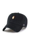 Βαμβακερό καπέλο του μπέιζμπολ 47 brand Dog Base Runner Icon χρώμα: μαύρο, XXD-BSRIC13GWS-BK