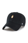 Pamučna kapa sa šiltom 47 brand Dog Base Runner Icon boja: crna, XXD-BSRIC13GWS-BK