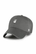 Bavlnená šiltovka 47 brand Peace Base Runner Icon šedá farba, XX-BSRIC1411GWS-CCI
