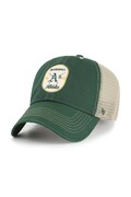 47 brand czapka z daszkiem trucker MLB Athletics zielona B-CRSPM18GWP-DG