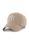 Βαμβακερό καπέλο του μπέιζμπολ 47 brand MLB New York Yankees χρώμα: καφέ, B-BLPRK17GWS-V1