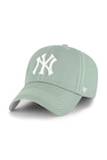 Bavlnená šiltovka 47 brand MLB New York Yankees zelená farba, B-CONCU17GWS-K2