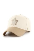47 brand czapka z daszkiem bawełniana NHL Toronto Maple Leafs kolor beżowy H-MDTTC18GWP-NT