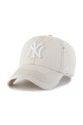 47 brand șapcă bumbac MLB New York Yankees bej B-WTHRD17HTS-K0A