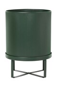 Cvetlični lonec z okvirjem ferm LIVING Bau Pot L/28 x 38 cm zelena barva