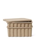 Ferm Living pudełko do przechowywania Paper Pulp Box L 2-pack