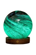 Gingko Design decorațiune AstraGlass Light L culoarea verde