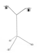 Ukrasni svijećnjak HAY Wire 19 x 25 cm boja: siva