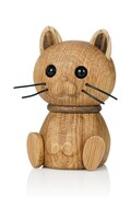 Lucie Kaas figurka dekoracyjna z drewna dębowego Cat Misse 7 cm NU02