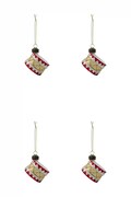 House Doctor zestaw bombek choinkowych 4,7 x 5 cm 4-pack kolor multicolor