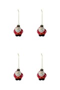 House Doctor zestaw bombek choinkowych HDKlaw 7 x 5,5 cm 4-pack kolor multicolor