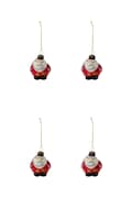 House Doctor zestaw bombek choinkowych HDKlaw 7 x 5,5 cm 4-pack kolor multicolor