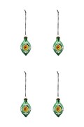 House Doctor zestaw bombek choinkowych HDNostal 9,3 x 4,9 cm 4-pack kolor multicolor