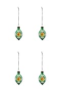 House Doctor zestaw bombek choinkowych HDNostal 9,3 x 4,9 cm 4-pack kolor multicolor