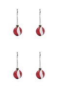 Набір ялинкових куль House Doctor HDTwister 6 cm 4-pack