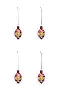 House Doctor zestaw bombek choinkowych HDNostal 9,3 x 4,9 cm 4-pack kolor multicolor