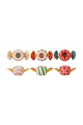 Set blagdanskih Svijećnjaka Bloomingville Caramella 9,5 x 4,5 x 5 cm 3-pack