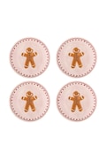 Bloomingville zestaw talerzyków świątecznych z kamionki 4-pack Binna 16 cm 82063278
