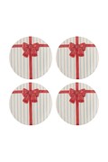 Bloomingville komplet talerzy świątecznych z kamionki 4-pack Bowie 20,5 cm 82063494