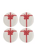 Bloomingville komplet talerzy świątecznych z kamionki 4-pack Bowie 20,5 cm 82063494