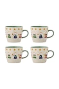 Bloomingville zestaw kubków świątecznych z kamionki 4-pack Peo 300 ml 82073135