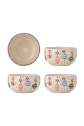 Bloomingville zestaw mis świątecznych z kamionki 4-pack Ornamentia 535 ml 82063284
