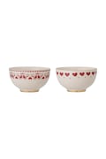 Bloomingville zestaw misek świątecznych z kamionki 2-pack Jolly 500 ml 82051527