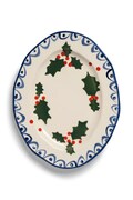 &k Amsterdam talerz świąteczny z porcelany Holly L 2193-09