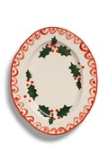 &k Amsterdam półmisek świąteczny z porcelany Holly S 2193-10