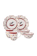 Villeroy & Boch zestaw śniadaniowy świąteczny z porcelany Toy's Delight 14-8585-7289