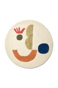 ferm LIVING tappeto di lana Panto O120 cm colore beige