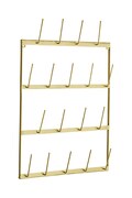 Madam Stoltz organizer na kubki 40 x 7 x 62 cm kolor żółty