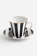 Šálka ​​s podšálkou La Mania Stripes 200 ml viac farieb