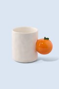 Fluid Market kubek z ceramiki 9 x12 x 8 cm AAMUGORANGE