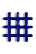 Podstavec na teplé jedlá &k amsterdam grid blue tmavomodrá farba