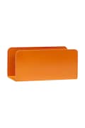 Stensko stojalo za časopis Hübsch 15 x 7 x 7 cm oranžna barva